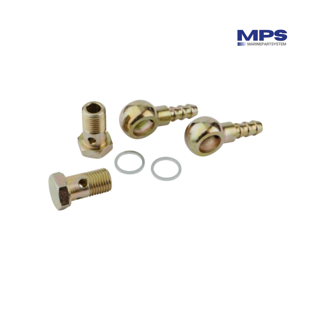Kit de banjo y conector para mangueras de combustible de 10 mm