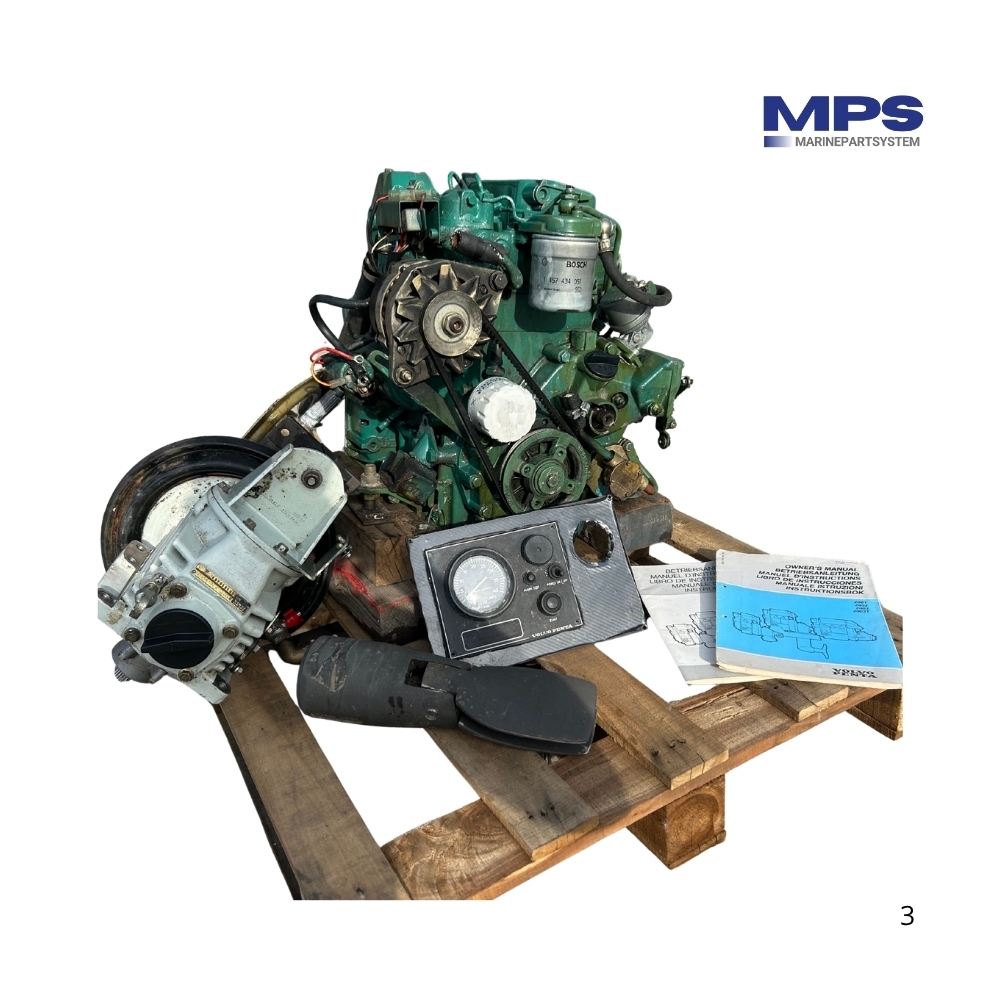 Motor marino diesel Volvo Penta 2002 con salpicadero y Saildrive
