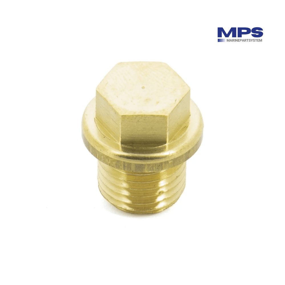 Vetus messing plug M14 x 1,5 DIN 910 - STM1059