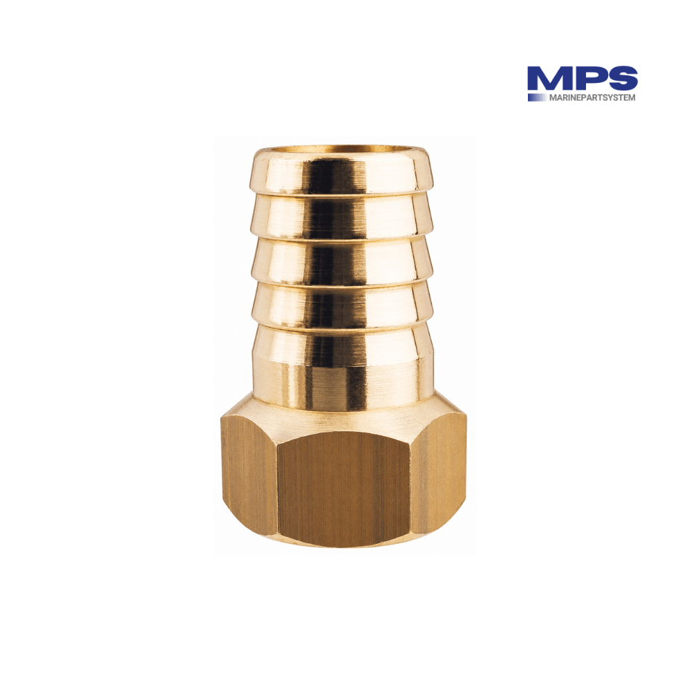 CR Brass Hose Tail 1/2" Female Thread x 13 mm - GS30830