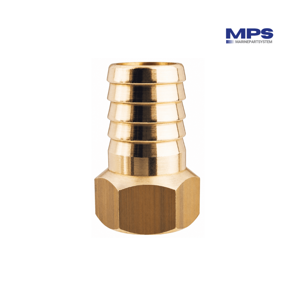 CR Brass Hose Tail 1/2" Female Thread x 20 mm - GS30832