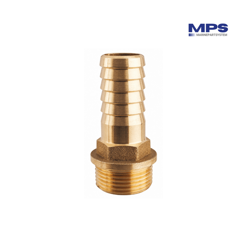 CR Brass Hose Tail 1/2" Male Thread x 18 mm - GS30833
