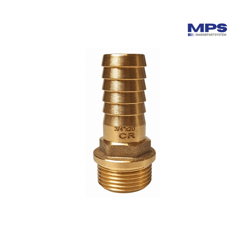 CR Brass Hose Tail 3/4" Male Thread x 20 mm - GS30837