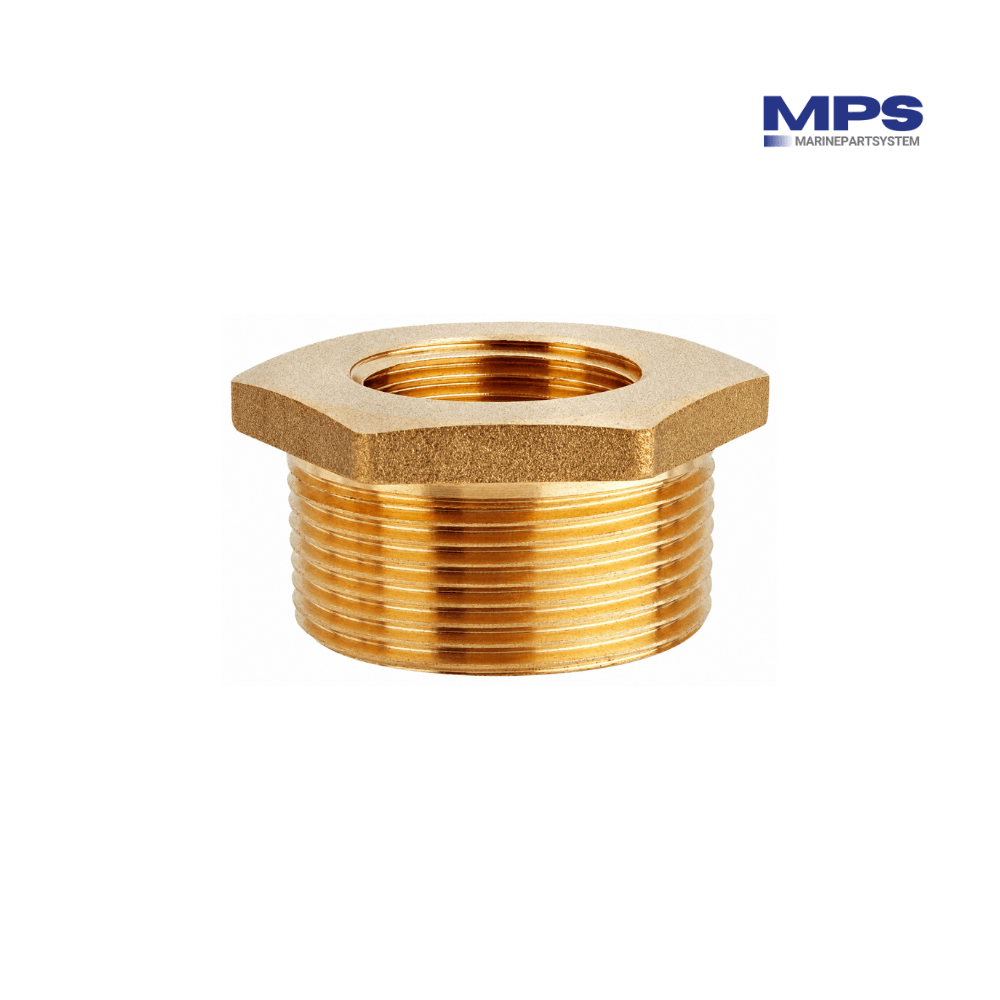 CR Brass Reducing Bush 1" Male x 3/4" Female - GS30879