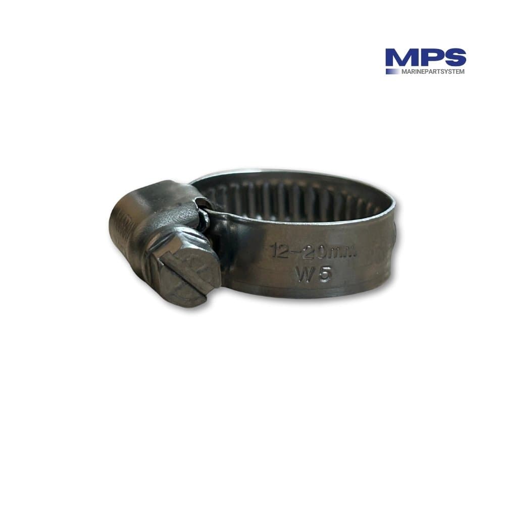 Roestvrijstalen slangklem 12-20 mm