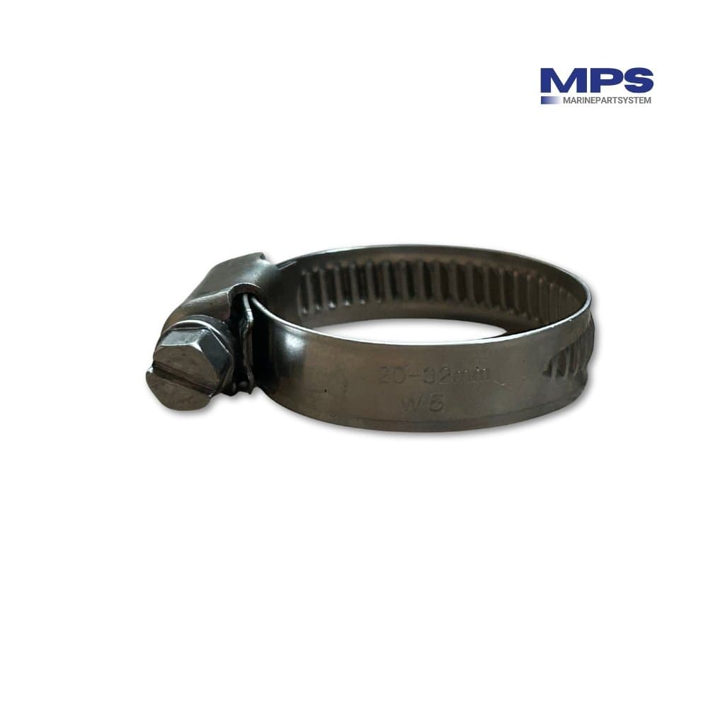 Roestvrijstalen slangklem 20-32 mm
