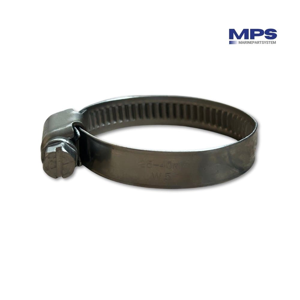 Roestvrijstalen slangklem 25-40 mm