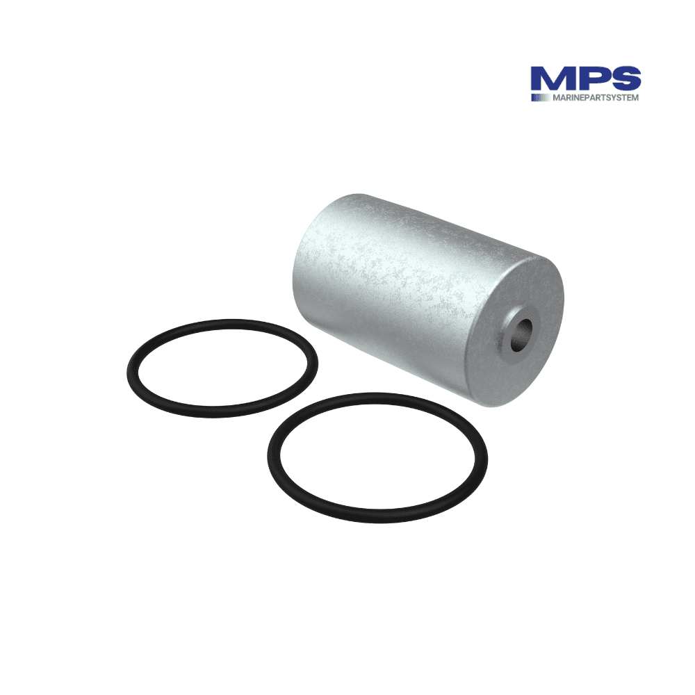 Volvo Penta Aluminium-Anodensatz Abgasrohr DPH/DPR/DPI - 21868042