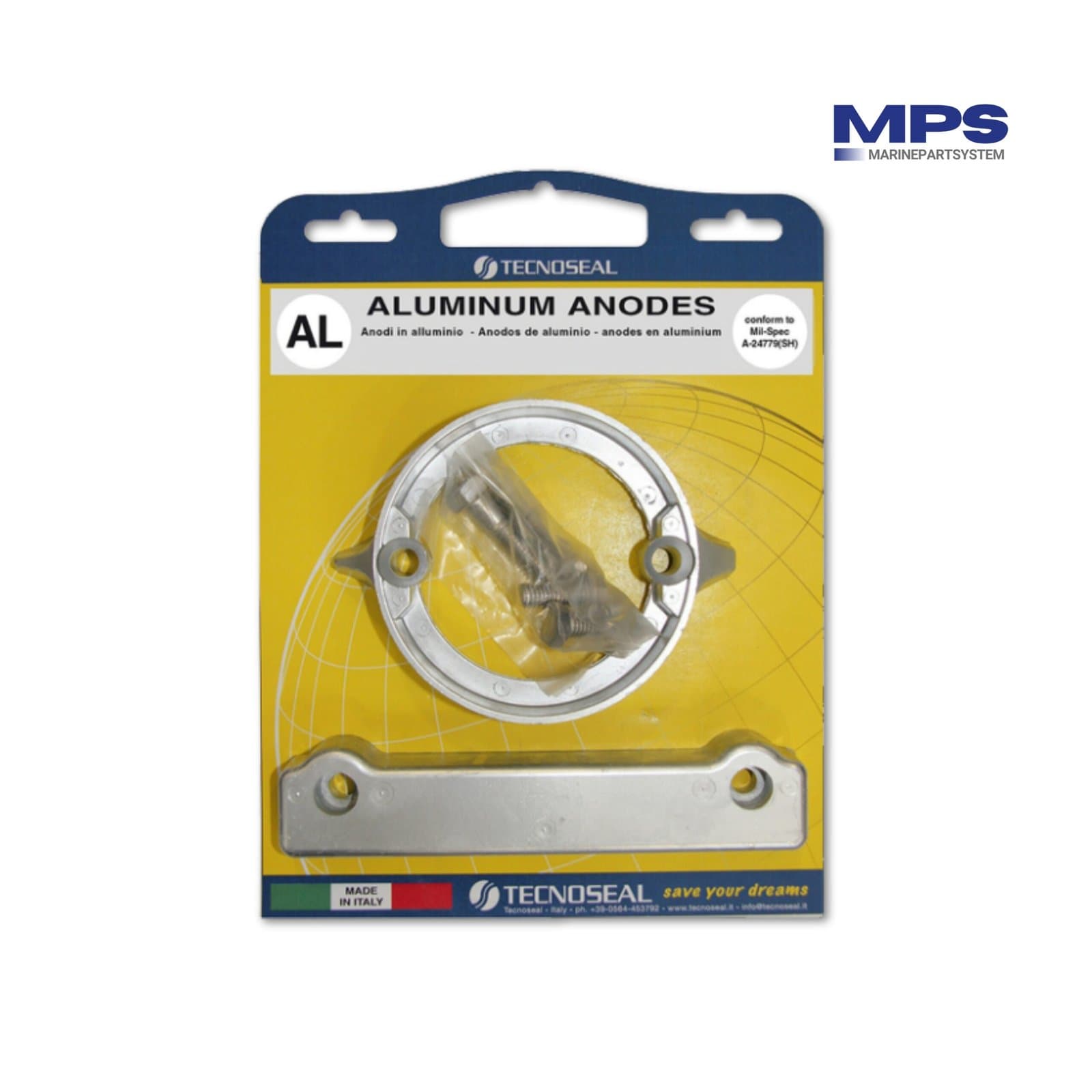 Volvo Penta Anodeset 280 Duo Prop Serie - Aluminium | Complete set met bevestigingsmateriaal