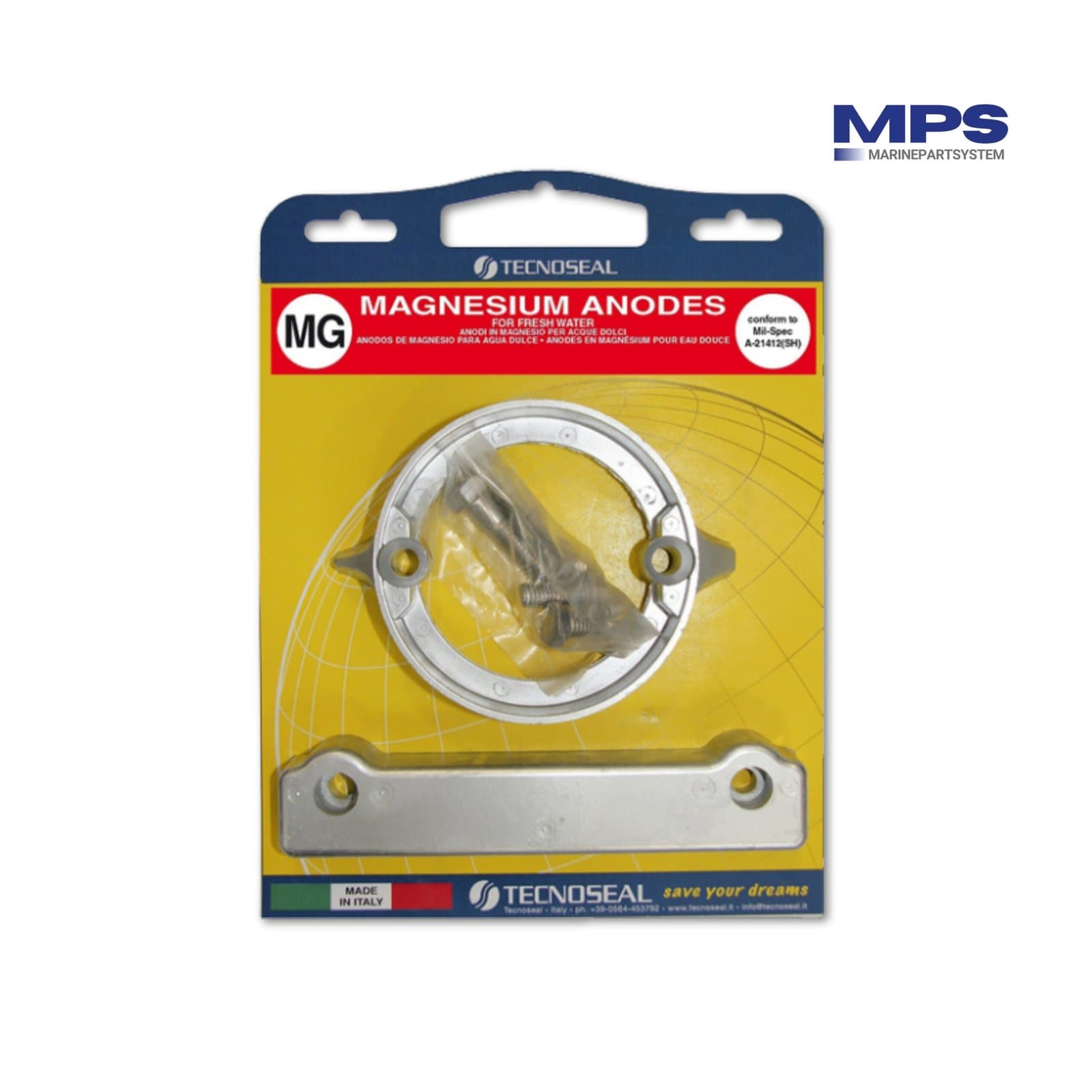 Volvo Penta Anodeset 280 Duo Prop Series - Magnesium | Complete set met bevestigingsmateriaal