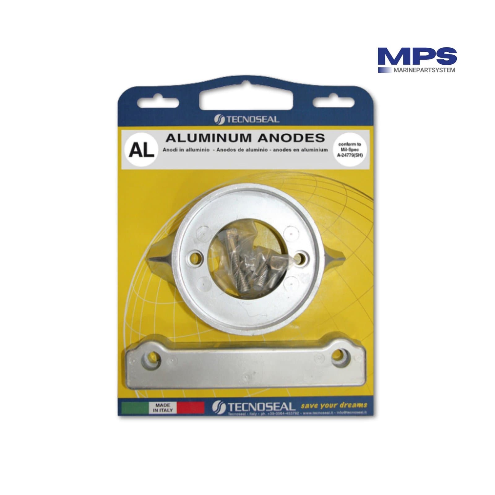 Volvo Penta Anodeset 280 Serie - Aluminium | Complete set met bevestigingsmateriaal