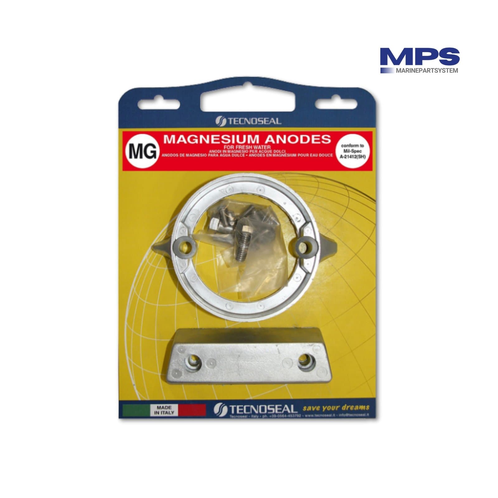 Volvo Penta Anodeset 290 C Duo Prop Series - Magnesium | Compleet met Hardware