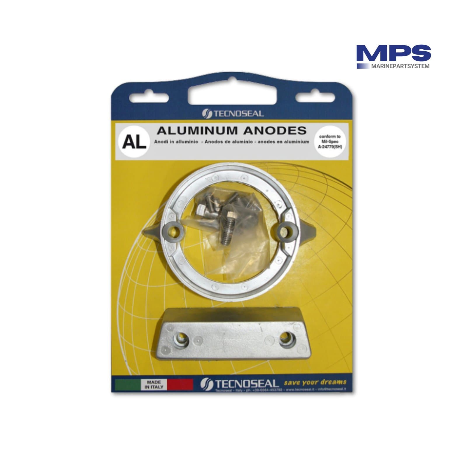 Volvo Penta Anodeset 290 Duo Prop Serie - Aluminium | Complete set met bevestigingsmateriaal