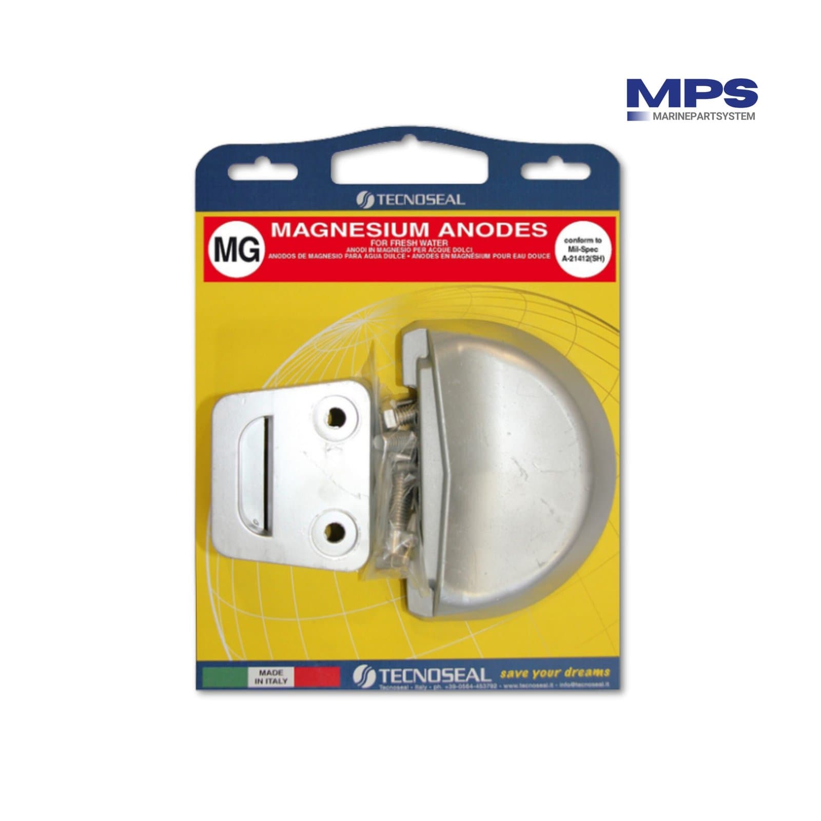 Volvo Penta Anodeset SX / DP-SM - Magnesium | Compleet met Hardware