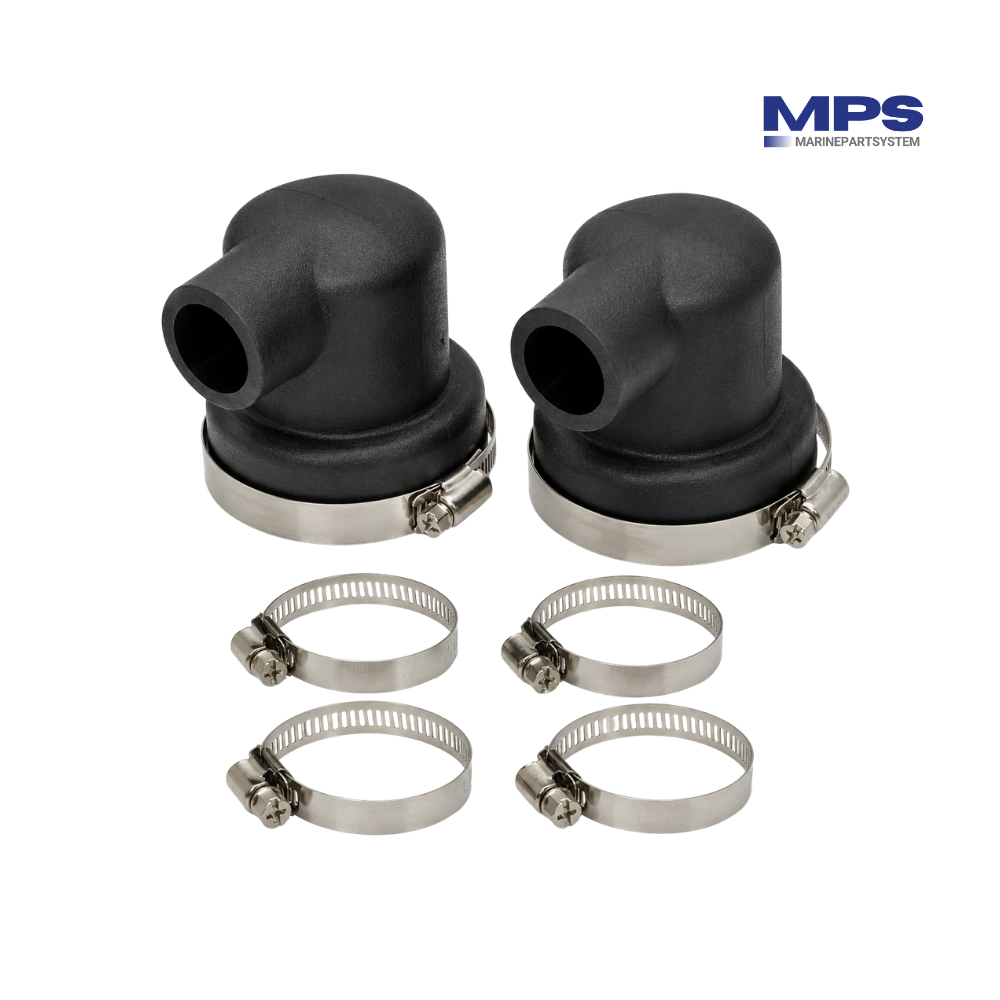 Volvo Penta MD22 TMD22 Wärmetauscher-Endkappen, 2er-Set – 861608