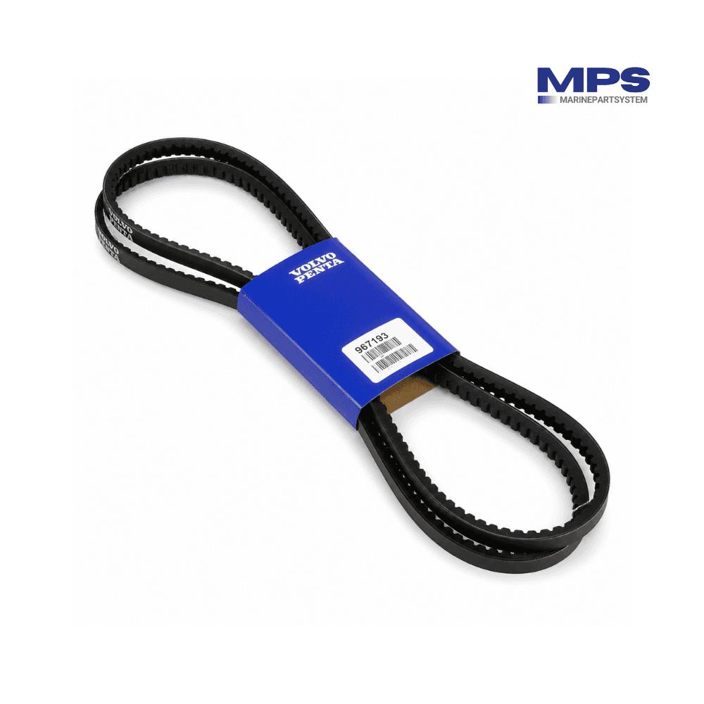 Juego de correas trapezoidales para el alternador TAMD de Volvo Penta, n.º 967193