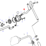 Cooling water pipe 2003 - 2003T Volvo Penta 860474