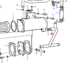 Cooling water pipe Volvo Penta 860532