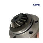 Close-up van splines op Volvo Penta ingaande as 873095 voor scheepstransmissies