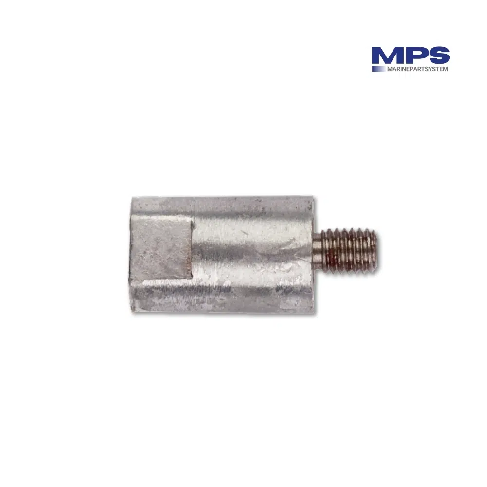 Enkele zinkanode voor Yanmar 2GM-, 2GM20-, 3GM30-, 3HM35- en QM-motoren - Onderdeelnr. 27210-200300. Vervanging van OEM-kwaliteit.